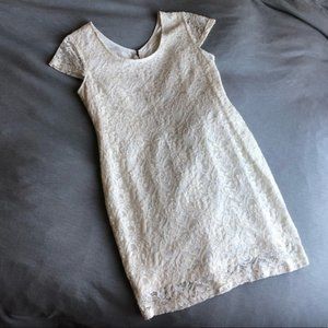 Tulle Off-White Lace Dress